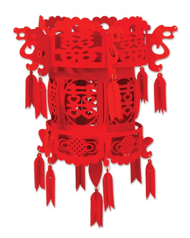 Felt Chinese Palace Lantern - 18"