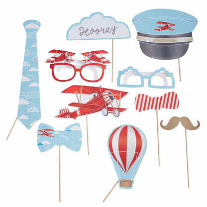 Flying High Photo Booth Props (10pk)
