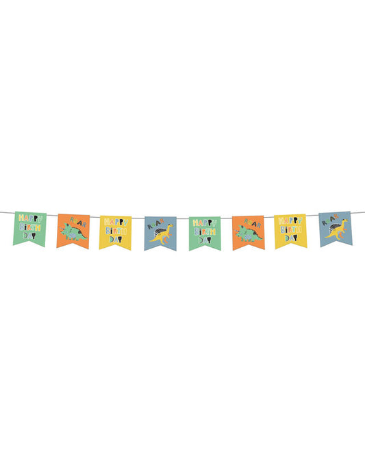 Dino Roar Paper Bunting - 6m