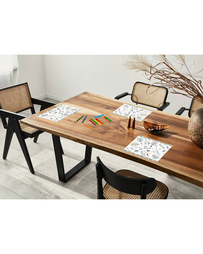 Dino Roars Colour-In Placemats (6pk)