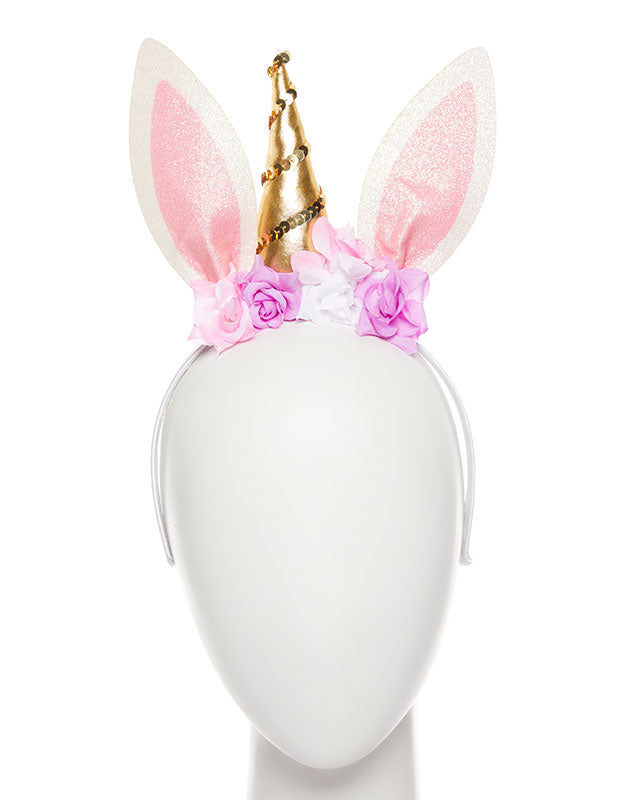 Easter Unicorn Bunny Headband – product image 1