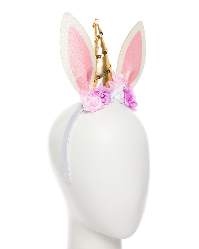 Easter Unicorn Bunny Headband – product image 2