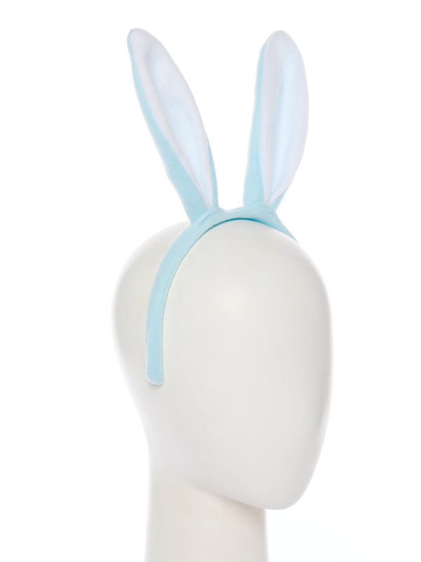Blue Bunny Ears Headband
