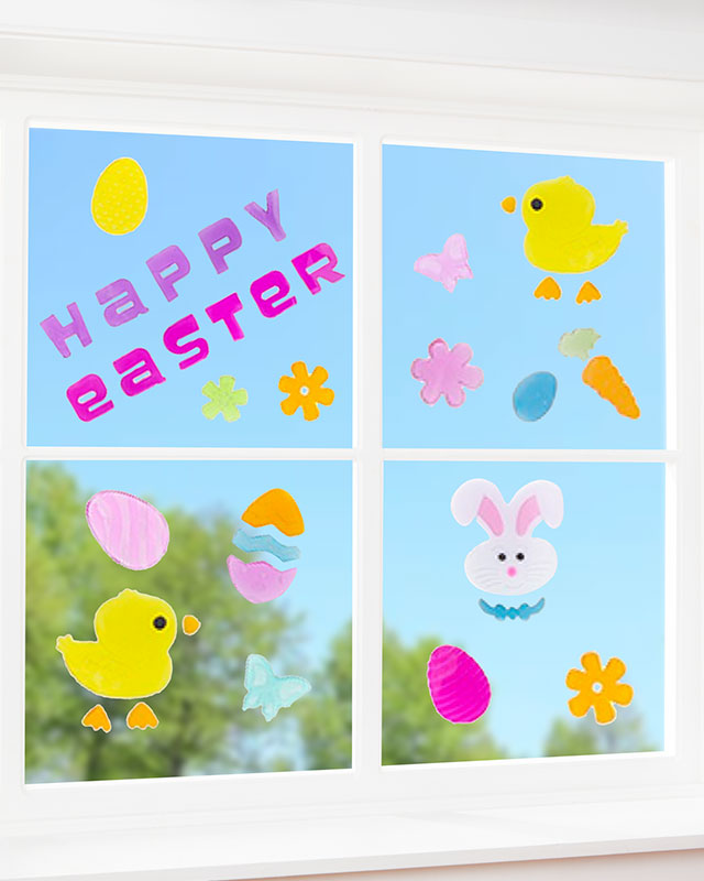 Easter Gel Window Stickers Assorted – product image 1