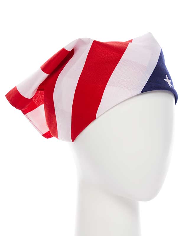 American Flag Bandanna