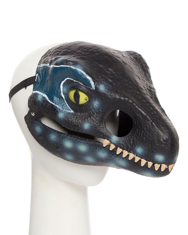 Jurassic Park Velociraptor Blue Movable Jaw Mask