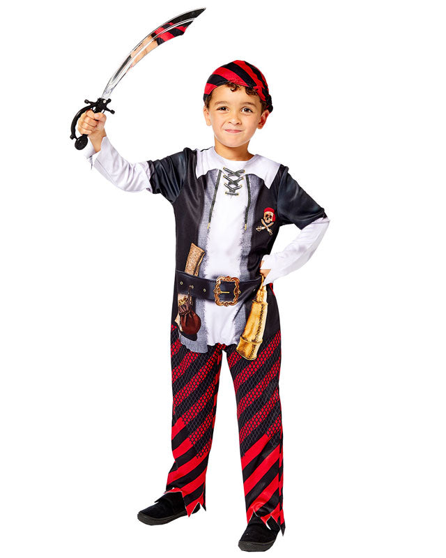 Recycled Pirate Boy - Child Costume