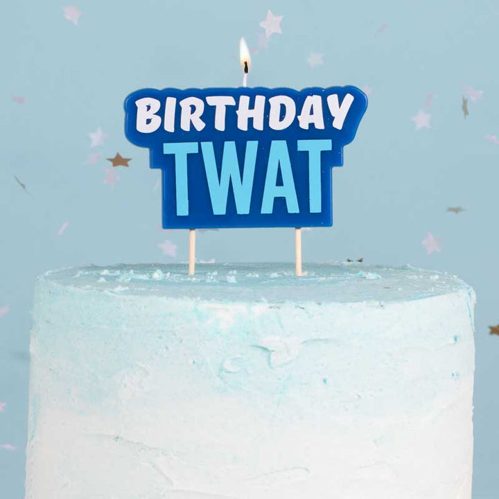 Blue Birthday Twat Candle – product image 1