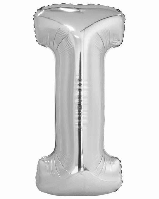 I Silver Letter Balloon - 34" Foil