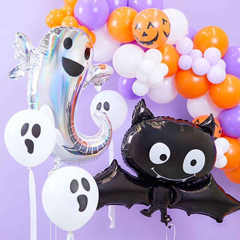 Iridescent Ghost SuperShape Balloon - 25" x 28" Foil – product image 2