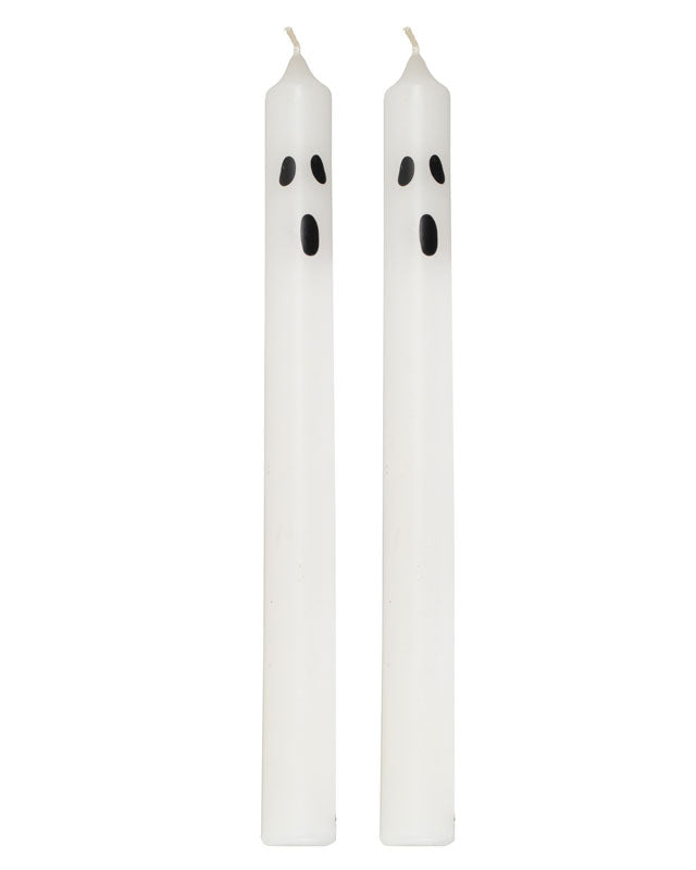 Ghost Face Dinner Candles (2pk) – product image 2