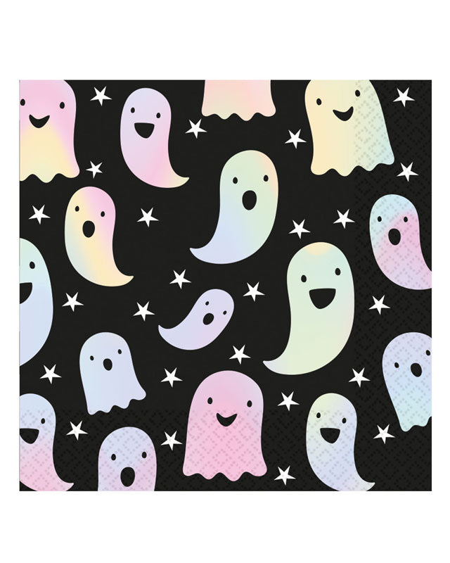 Holographic Ghosts Paper Napkins - 33cm (16pk)