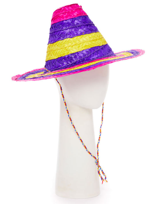 Multicoloured Mexican Sombrero - Child