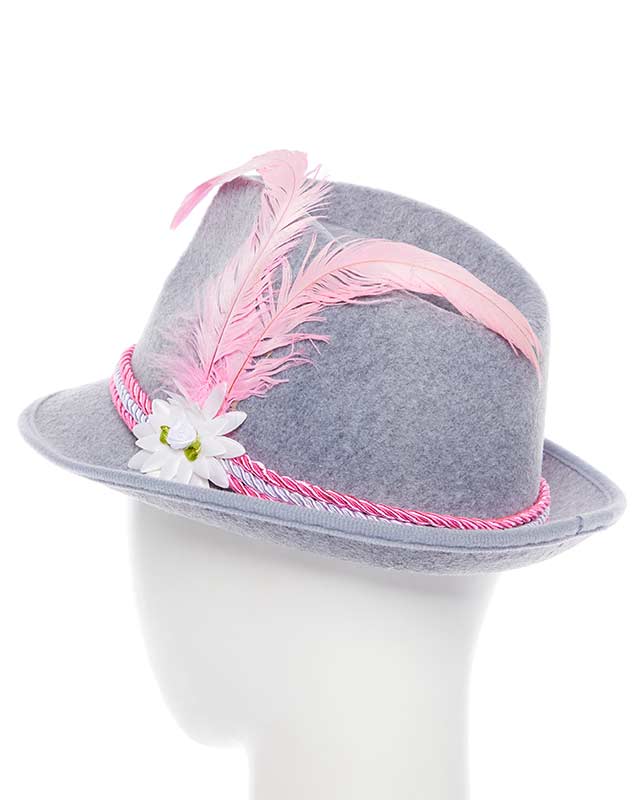 Pink Oktoberfest Fedora Hat