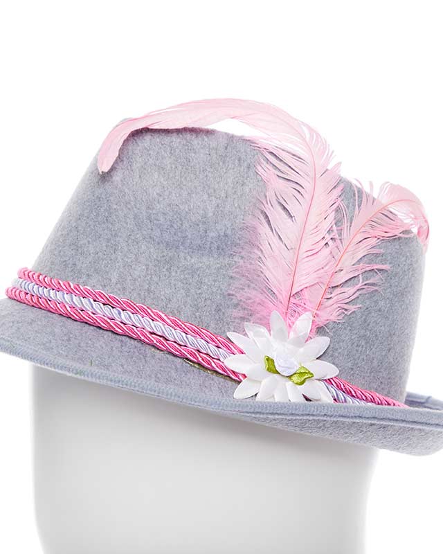 Pink Oktoberfest Fedora Hat