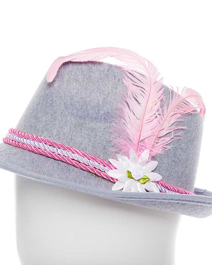 Pink Oktoberfest Fedora Hat