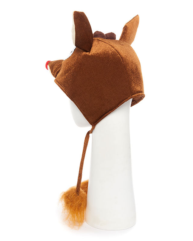 Plush Reindeer Hat