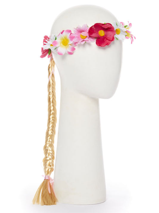 Flower Headband with Plait