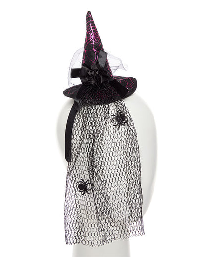 Mini Witch Hat with Veil