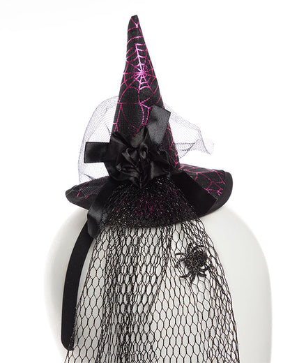 Mini Witch Hat with Veil