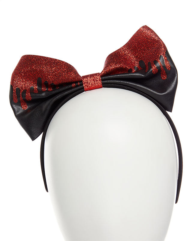 Blood Drip Bow Headband – product image 4