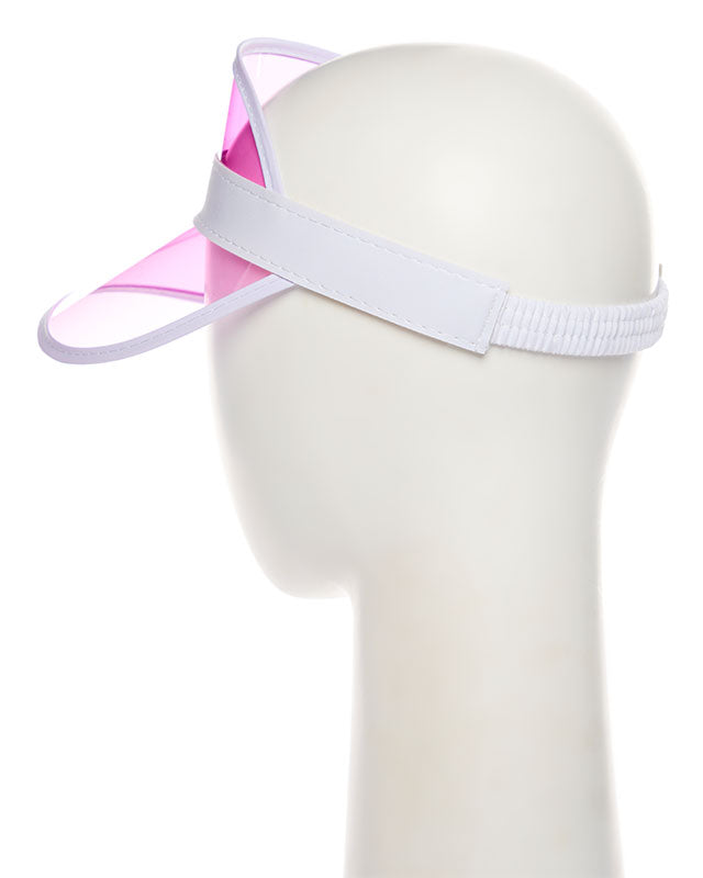 Pink Golf Visor Hat