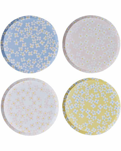 Floral Paper Plates - 25cm (8pk)