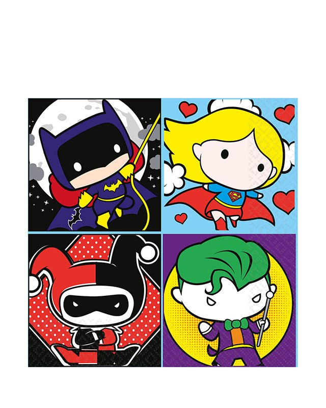 Justice League Paper Napkins 33cm (16pk) – product image 1