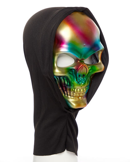 Electroplate Skull Hood