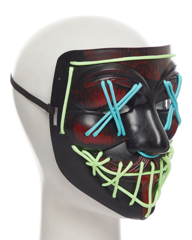 Splatter Mask Teth GID Blood Splatter Mask – Party Delights Wondergroup