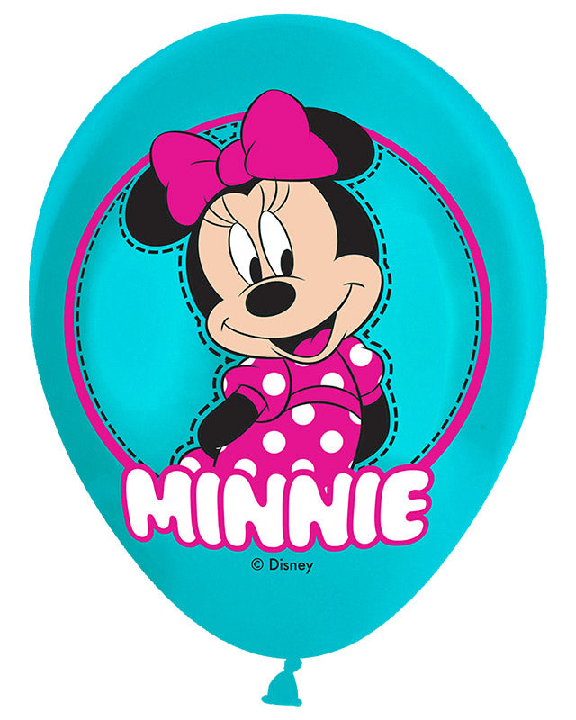Minnie Mouse Assorted Latex Balloons - 11" (6pk)