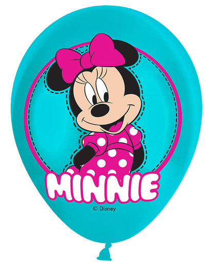 Minnie Mouse Assorted Latex Balloons - 11" (6pk)