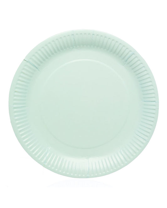 Duck Egg Paper Plates - 23cm (8pk)