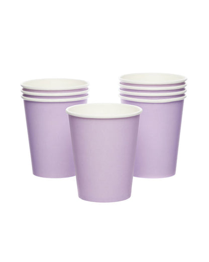 Lavender Paper Cups - 237ml (8pk)