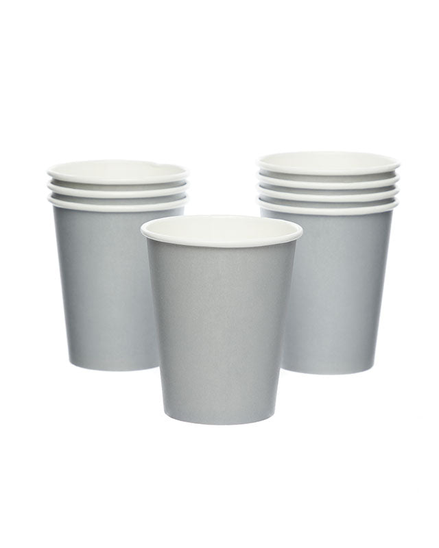 Silver Paper Cups - 237ml (8pk) – product image 3