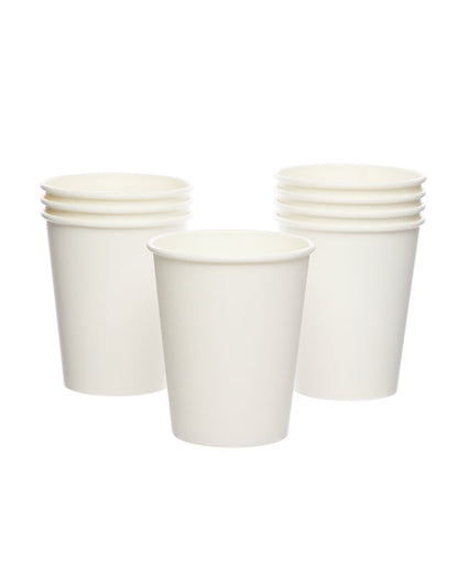 White Paper Cups - 237ml (8pk)
