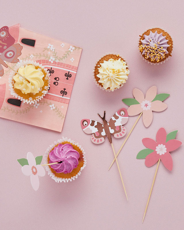 Flower & Butterfly Food Picks (12pk) – product image 2