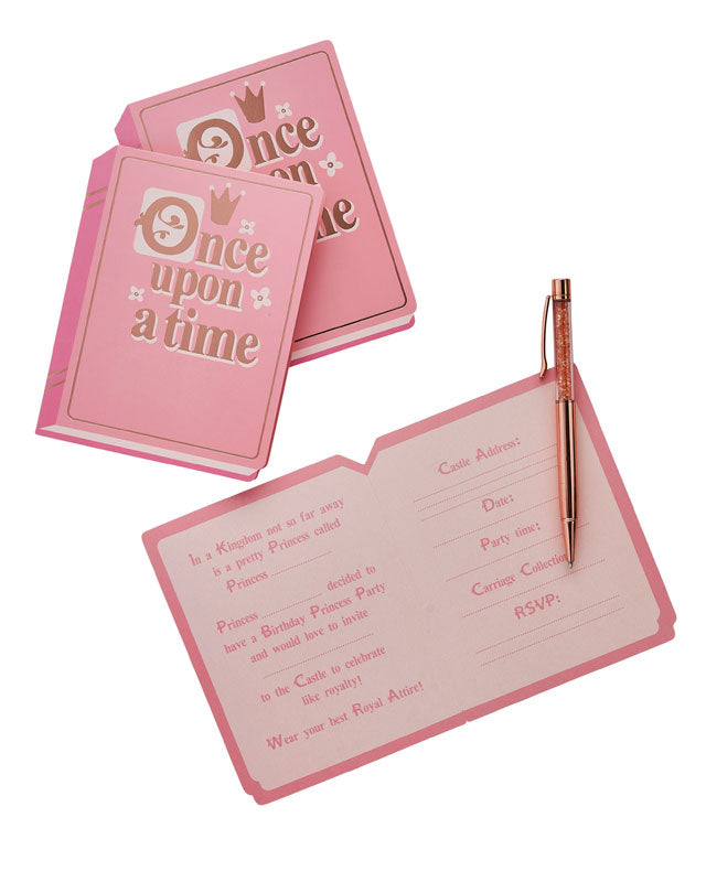 Once Upon a Time Book Invitations (10pk) – product image 1