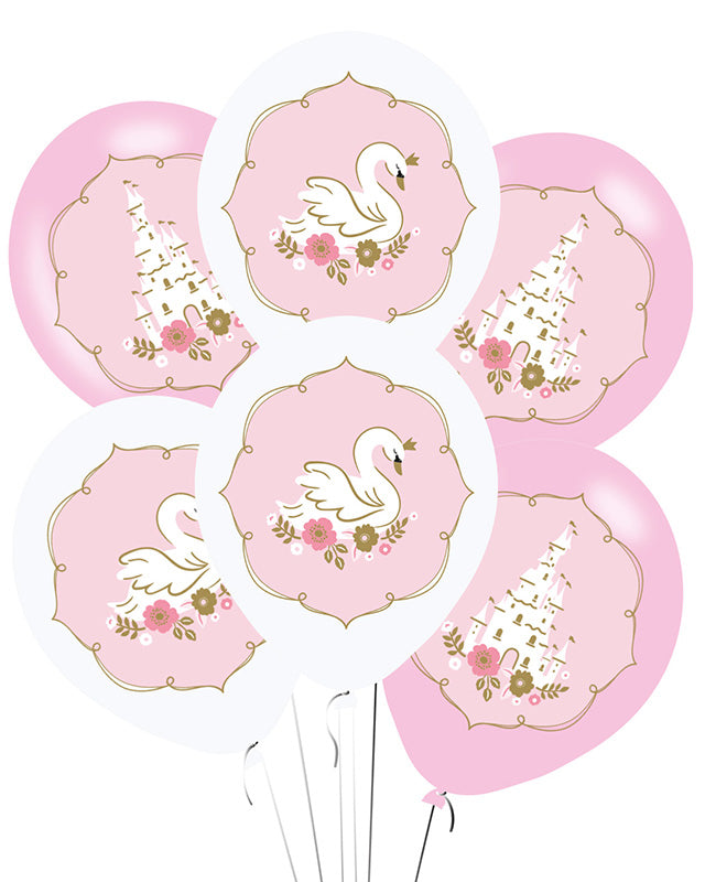 Princess for a Day Party - 9" Latex Balloons (6pk) – product image 1