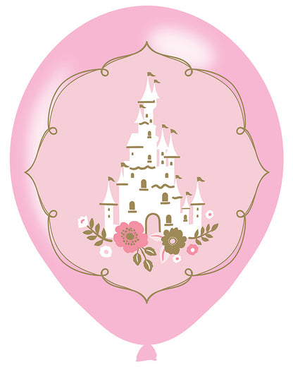 Princess for a Day Party - 9" Latex Balloons (6pk)