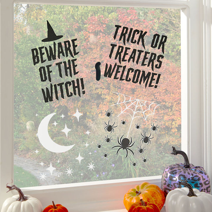 Trick or Treat Window Clings (4pk) – product image 1