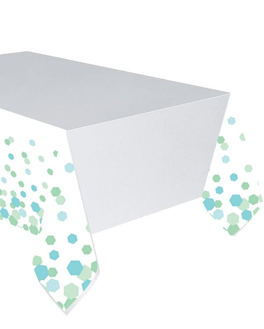 Shimmering Party Plastic Table Cover - 1.3m x 2.6m