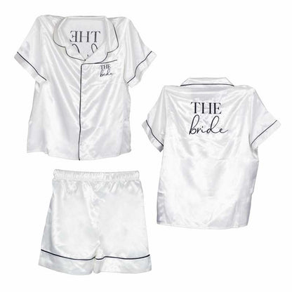 White The Bride Pyjama Set - Adult Costume