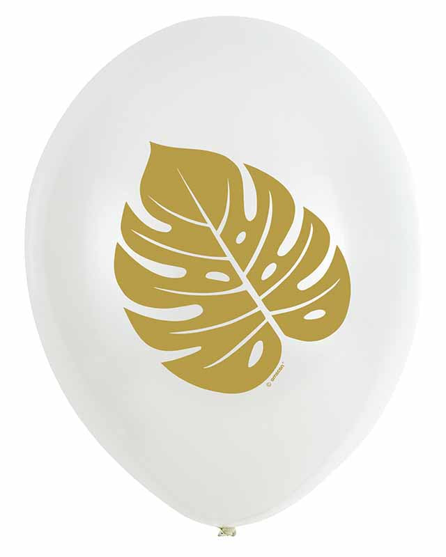 Tropical Palms Balloons - 11" Latex (6pk) – product image 2