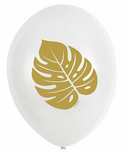 Tropical Palms Balloons - 11" Latex (6pk)