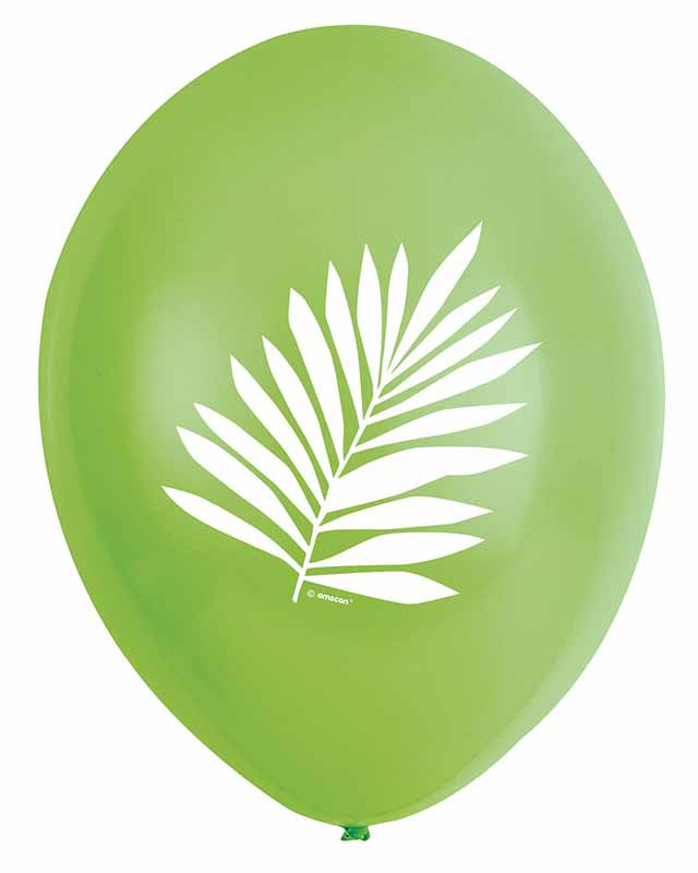 Tropical Palms Balloons - 11" Latex (6pk) – product image 4