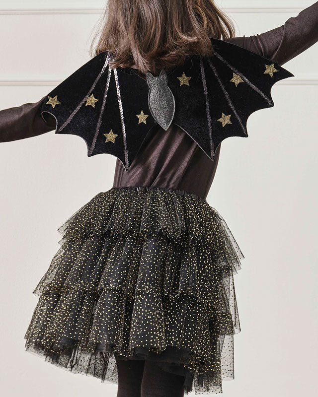 Sparkle Black & Gold Tiered Tutu - 5-7 Years