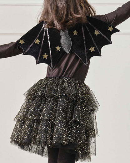 Sparkle Black & Gold Tiered Tutu - 5-7 Years