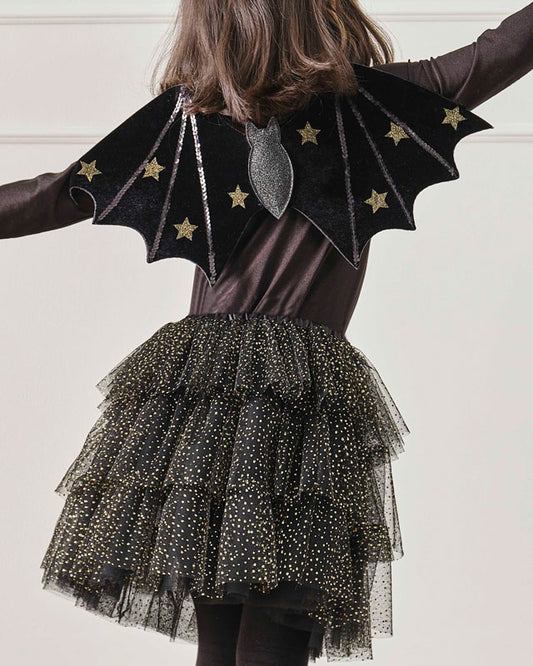 Sparkle Black & Gold Tiered Tutu - 5-7 Years