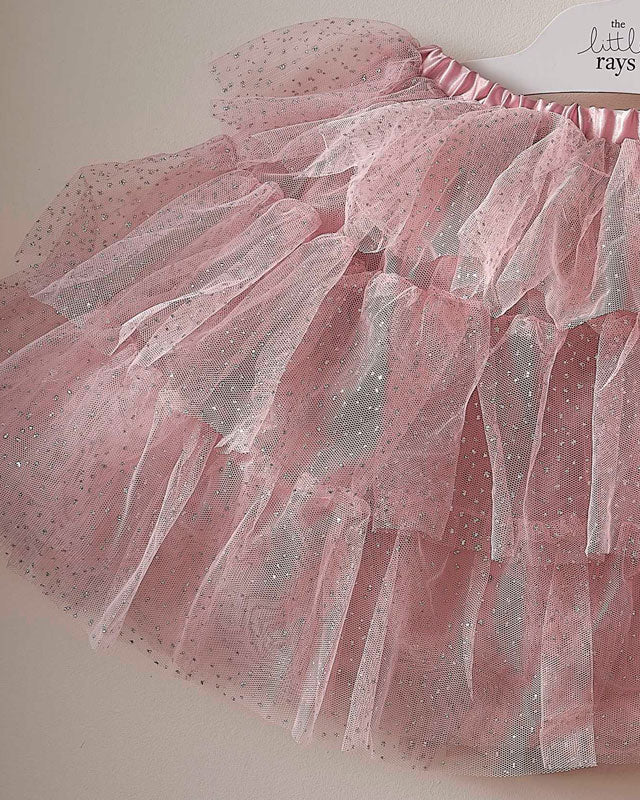 Blush & Silver Tiered Tutu - 5-7 Years – product image 2